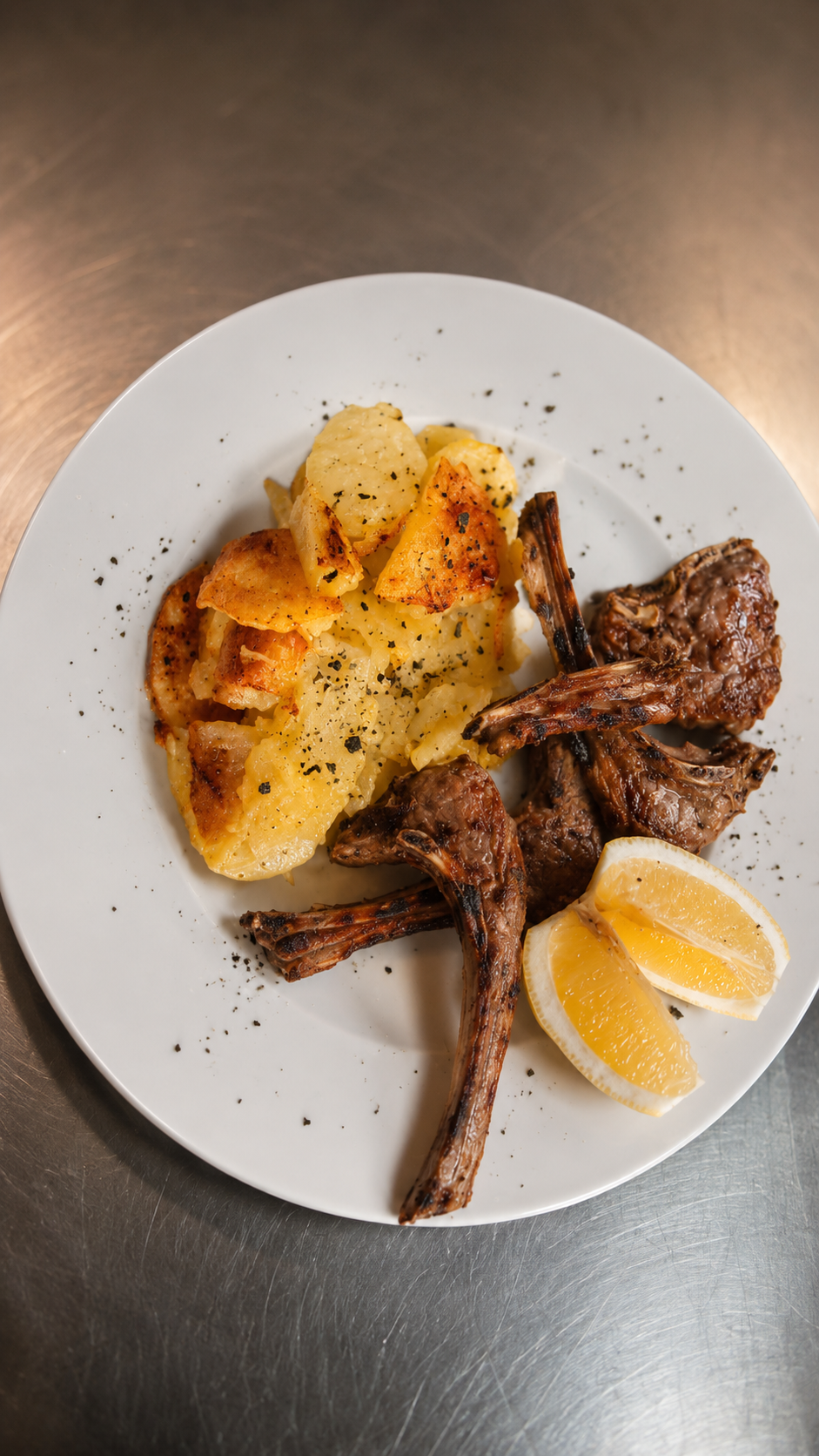 Chuletas a la brasa